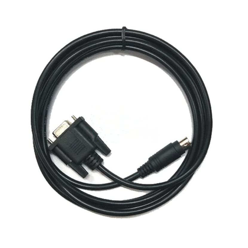 LEVI-DVP Suitable for,LEVI777T,LEVI430T,LEVI102A Touch Panel Connection DVP Series PLC Communication Cable Black (3m)
