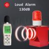 Y DIANS S Alarm Siren Outdoor 130dB Industrial LED Siren Strobe IP65 Waterproof 45W Security Siren Alarm for Noisy Environment Emergency Sirens AC220V view 2