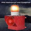 Y DIANS S Alarm Siren Outdoor 130dB Industrial LED Siren Strobe IP65 Waterproof 45W Security Siren Alarm for Noisy Environment Emergency Sirens AC220V view 3