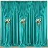 10ftx30ft Turquoise Wrinkle-Free Backdrop Drapes, Turquoise Polyester Background Curtains Backdrop Decorations for Party view 1