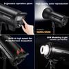 Godox 2 Pack DP600III-V DP600IIIV 1200Ws Photo Speedlite Studio Flash Strobe Monolight Bowens Mount Kit for Studio Shooting with Softbox,Light Stand,Barn Door Kit,Reflector view 2