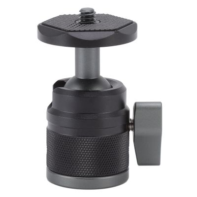 Vomeko Mini Ball Head - 360 Degree Rotatable Aluminum Alloy Cold Shoe Adapter (1/4in Screw) for Tripod SLR Monopod Ball Head Adapter SLR Ball Head Camera Mounts & Clamps