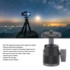 Vomeko Mini Ball Head - 360 Degree Rotatable Aluminum Alloy Cold Shoe Adapter (1/4in Screw) for Tripod SLR Monopod Ball Head Adapter SLR Ball Head Camera Mounts & Clamps view 4