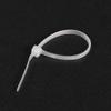 LJFMDLN 1000pcs Cable Zip Ties 100mmx3mm Self-Locking Nylon Tie Wraps White Single-use Locking Flexible Cable Tie view 3