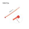 LJFMDLN 1000pcs Cable Zip Ties 100mmx1.8mm Self-Locking Nylon Tie Wraps Red Single-use Locking Flexible Cable Tie view 2
