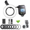 Godox MF-R76C TTL Macro Ring Flash 76Ws HSS 2.4G Wireless GN14 CCT 5900K 550 Full-Power Flashes, 0.1-1s Recycle Time Dual-Flash Tubes Speedlight for Canon Cameras for Animal, Plant Photography, etc view 1