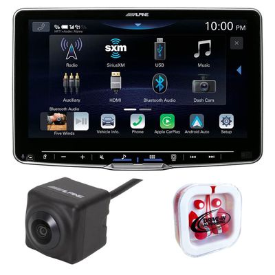 Alpine Halo9 ILX-F509 9" Digital Multimedia Receiver & (Does Not Play Discs) w/Alpine HCE-C2100RD Camera