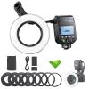 Godox MF-R76N TTL Macro Ring Flash 76Ws HSS 2.4G Wireless GN14 CCT 5900K 550 Full-Power Flashes, 0.1-1s Recycle Time Dual-Flash Tubes, Compatible with Cameras for Animal, Plant Photography, etc view 1