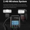 Godox MF-R76N TTL Macro Ring Flash 76Ws HSS 2.4G Wireless GN14 CCT 5900K 550 Full-Power Flashes, 0.1-1s Recycle Time Dual-Flash Tubes, Compatible with Cameras for Animal, Plant Photography, etc view 4