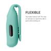 kwmobile 2X Clip Holders Compatible with Fitbit Inspire 3 / Inspire 2 / Ace 3 - Clip-On Holder Replacement Set - Black/Mint view 3