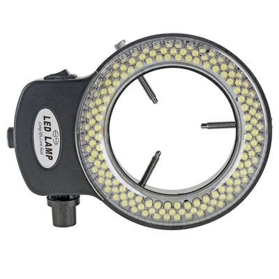 144 LED Microscope Adjustable Ring Light 63mm Installation Interface Stereo Microscope Ring Lamp