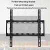 Tv Wall Bracket Universal Tv Stand Tv Mount 40inch Wall Tiltable Display Mount Adjustable Up and Down Built-in Horizontal Positioning (14-42inches,Black) view 4
