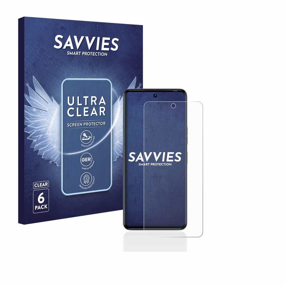 savvies Screen Protector Compatible with Tecno Camon 20 Pro 5G Protection Film Clear 6-Pack