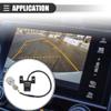 Motoforti Car Rear View Backup Camera, Reversing Camera, for Hyundai Sonata 2011-2014, ABS Metal, 95760-3S100, Black view 3