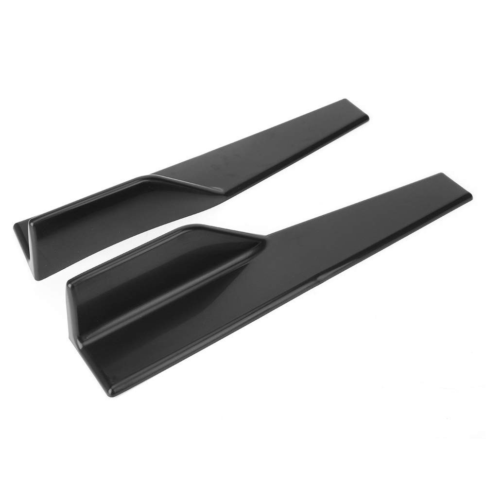 FSFY Universal Side Skirts, 450mm Extension Rocker Splitters Wings Canard Diffuser Auto Part