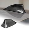 AIRSPEED Carbon Fiber Car Shark Fin Antenna Cover Auto Antenna Toppers Sticker for BMW F10 F18 F01 F02 F04 Exterior Accessories, Black view 1