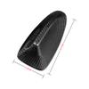 AIRSPEED Carbon Fiber Car Shark Fin Antenna Cover Auto Antenna Toppers Sticker for BMW F10 F18 F01 F02 F04 Exterior Accessories, Black view 2