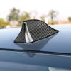 AIRSPEED Carbon Fiber Car Shark Fin Antenna Cover Auto Antenna Toppers Sticker for BMW F10 F18 F01 F02 F04 Exterior Accessories, Black view 4