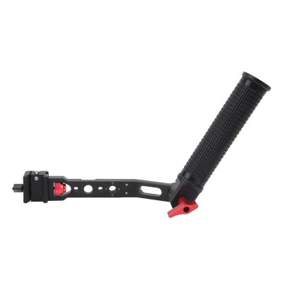 360 Degree Adjustable Handle Grip for Ronin RS2 RSC2 RS3, Stabilizer Handgrip Extension Bracket, Foldable Handle with 1/4 Inch, 3/8 Inch Screw Holes, Ideal for Low Angle Shots
