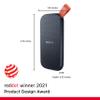 SanDisk 2TB Portable SSD - Up to 800MB/s, USB-C, USB 3.2 Gen 2, Updated Firmware - External Solid State Drive - SDSSDE30-2T00-G26 view 2