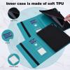 SGTD Case Cover Compatible with Samsung Galaxy Tab A7 Lite (2021) T220/T225 Slim Folding Stand Folio Tablet Case,Adjustable Fixing Strap Card Slot Shockproof Tablet Case Tablet Cover (Color : Blue) view 3