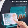 SGTD Case Cover Compatible with Samsung Galaxy Tab A7 Lite (2021) T220/T225 Slim Folding Stand Folio Tablet Case,Adjustable Fixing Strap Card Slot Shockproof Tablet Case Tablet Cover (Color : Blue) view 4