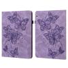 SGTD Case Cover Compatible with Huawei MediaPad T3 10 9.inch Slim Folding Stand Folio Tablet Case,Adjustable Fixing Strap Card Slot Shockproof Tablet Case Tablet Cover (Color : Purple) view 1