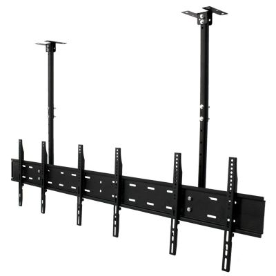 Tv Wall Bracket Universal Tv Stand Mount Wall Display Screen Hanger Height Adjustable Cold Rolled Steel Plate (32-55inches,Black)