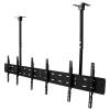 Tv Wall Bracket Universal Tv Stand Mount Wall Display Screen Hanger Height Adjustable Cold Rolled Steel Plate (32-55inches,Black) view 1