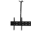 Tv Wall Bracket Universal Tv Stand Mount Wall Display Screen Hanger Height Adjustable Cold Rolled Steel Plate (32-55inches,Black) view 2