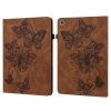 SGTD Case Cover Compatible with Huawei MediaPad M5 Lite 10.0 inch Slim Folding Stand Folio Tablet Case,Adjustable Fixing Strap Card Slot Shockproof Tablet Case Tablet Cover (Color : Brown) view 1