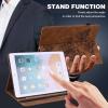 SGTD Case Cover Compatible with Huawei MediaPad M5 Lite 10.0 inch Slim Folding Stand Folio Tablet Case,Adjustable Fixing Strap Card Slot Shockproof Tablet Case Tablet Cover (Color : Brown) view 4