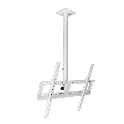 Tv Wall Bracket Universal Tv Stand Mount 40inch Wall Display Ceiling Rack 32-55 Inch Telescopic Rotation Height Adjustment (12-32inches,White)