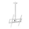 Tv Wall Bracket Universal Tv Stand Mount 40inch Wall Display Ceiling Rack 32-55 Inch Telescopic Rotation Height Adjustment (12-32inches,White) view 1