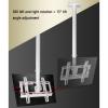 Tv Wall Bracket Universal Tv Stand Mount 40inch Wall Display Ceiling Rack 32-55 Inch Telescopic Rotation Height Adjustment (12-32inches,White) view 3
