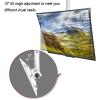 Tv Wall Bracket Universal Tv Stand Mount 40inch Wall Display Ceiling Rack 32-55 Inch Telescopic Rotation Height Adjustment (12-32inches,White) view 4