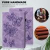 SGTD Case Cover Compatible with Xiaomi Mi Pad 5/MiPad 5 Pro 11 inch 2021 Slim Folding Stand Folio Tablet Case,Adjustable Fixing Strap Card Slot Shockproof Tablet Case Tablet Cover (Color : Purple) view 2