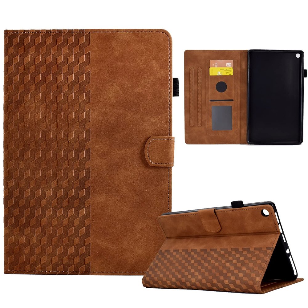 Case Cover Premium Leather Case Compatible with Kindle Fire HD 8 Case (7th/8th Generation, 2016/2017/2018 Release) Tablet,Smart Magnetic Flip Fold Stand Case Protective Case Cover with Auto Wake Sleep