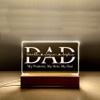 Personalized gifts for Dad night light, Dad and kids nightlight, My Protector My Hero My Dad, Fathers day wall decor, Fathers day gift from kids, Dad gift from kids, For Daddy Papa Father gift/4 view 2