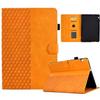 Case Cover Premium Leather Case Compatible with Huawei MediaPad T5 Case (10.1 inch) Tablet,Smart Magnetic Flip Fold Stand Case Protective Case Cover with Auto Wake Sleep Tablet Cover ( Color : Orange view 1