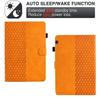 Case Cover Premium Leather Case Compatible with Huawei MediaPad T5 Case (10.1 inch) Tablet,Smart Magnetic Flip Fold Stand Case Protective Case Cover with Auto Wake Sleep Tablet Cover ( Color : Orange view 2