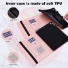 SGTD Case Cover Compatible with Xiaomi Mi Pad 5/MiPad 5 Pro 11 inch 2021 Slim Folding Stand Folio Tablet Case,Adjustable Fixing Strap Card Slot Shockproof Tablet Case Tablet Cover (Color : Golden) view 3