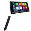 BoxWave Stylus Pouch Compatible with JVC KW-M785BW (6.8 in) - Stylus PortaPouch, Pen Stylii Holder Carrier Portable Self-Adhesive - Jet Black view 1