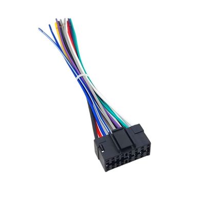 Wire Harness Replacement for Sony Car Radio CDX-F7710 CDX-F7715X CDX-GT24W CDX-GT240 CDX-GT565UP CDX-GT640UI CDX-GT700HD CDX-GT710 CDX-H910UI CDX-M60UI DSX-MS60 MEX-BT39UW