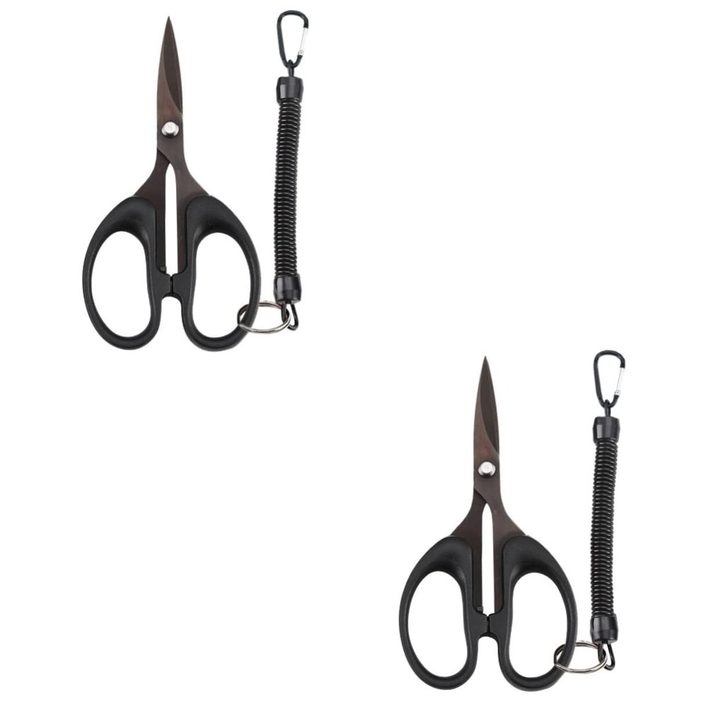 BESPORTBLE 2pcs Fishing Braided Ergonomic Portable Fishing Thread Cutter Non-slip Serrated Blades for Cutting for Enthusiasts