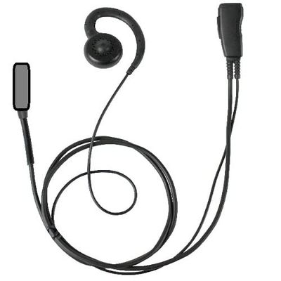 PRYME LMC-1GH30 Pro-Grade Lapel Mic w/Soft G-Hook Swivel Earphone (PD-5xx Series Radios)