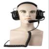 PRYME HBB-EM-OHB Aviation Style Dual Earmuff Headset w/Boom Mic - Flat Black Finish. TA5 Connector for cable (cable not included). view 2