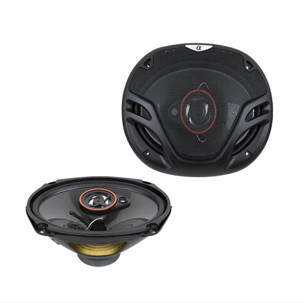 Alphasonik AS29 Loudspeakers 1 Pair of 6X9 500W Max 3-Way Speakers 4 Ohms Premium Quality Audio Door Speakers for Car or Truck Stereo Sound System