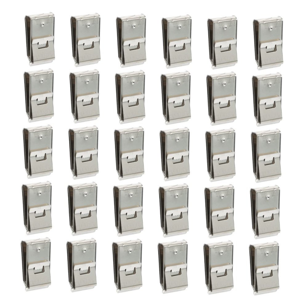 Housoutil Solar Panel Cable Clips Stainless Steel Wire Clamp Easy Install Disassemble