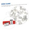 Housoutil Solar Panel Cable Clips Stainless Steel Wire Clamp Easy Install Disassemble view 3